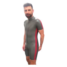 Surf suit with 2 stripes